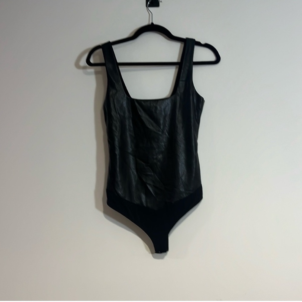 Good American Bodysuit - Modern Leather Tank Style - Picture 7 of 9